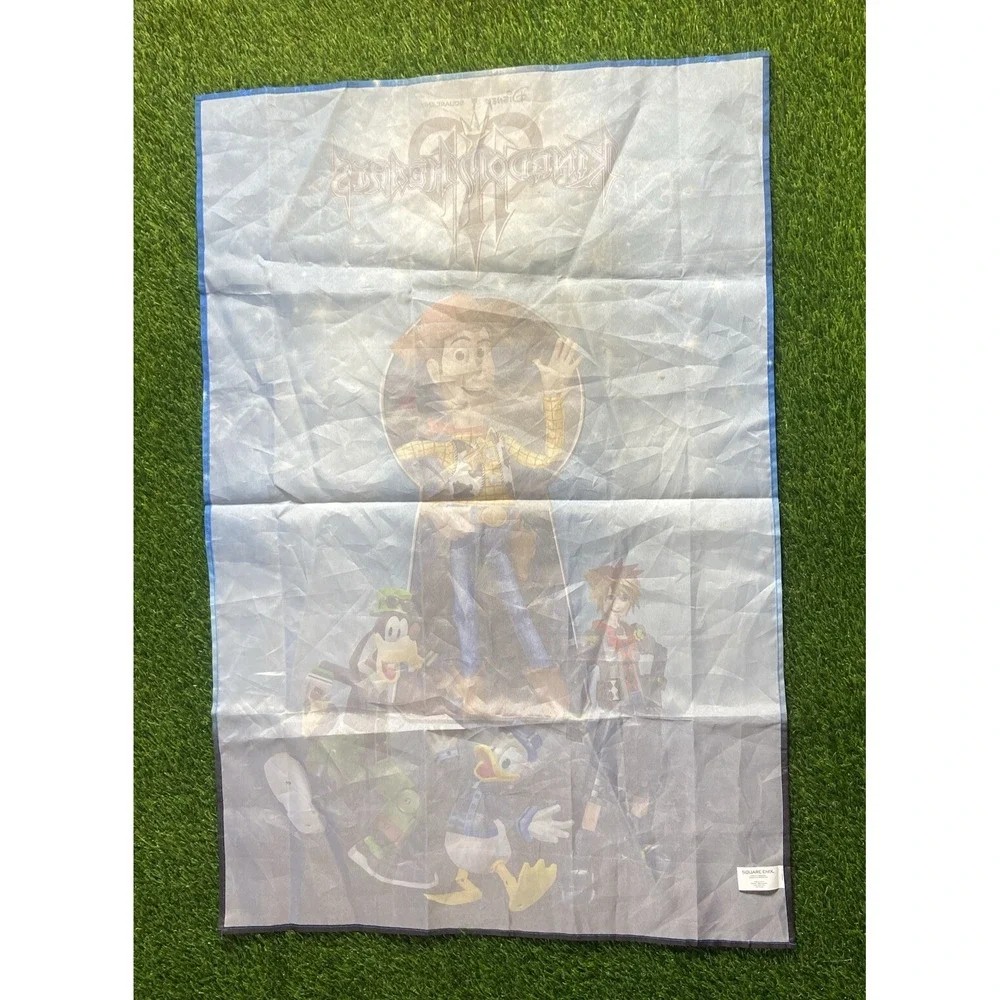 Kingdom Hearts 3 Woody Flag Wall Hanging Tapestry - Disney & Square Enix Promo